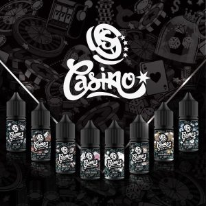 Casino 賭城煙油全系列包裝展示圖｜多款果香與飲品風味電子煙油一覽